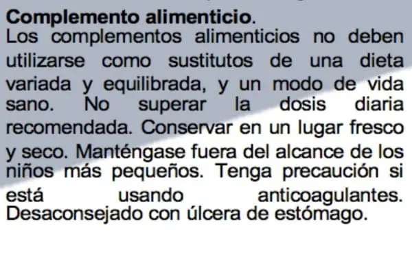 Advertencia foradol