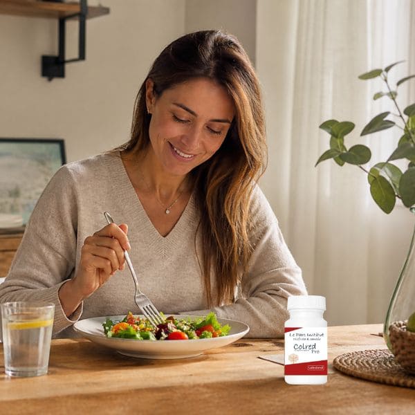 Comer sano y tomar colred pro es igual a tener más salud