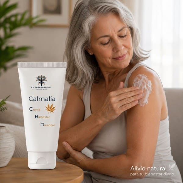 Calmalia crema para todo tipo de dolores del dia a día con CBD
