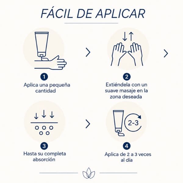 Como aplicar Calmalia, crema para dolor muscular y articular