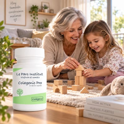 Agacharte, levantarte, cargar la compra o subir escaleras: cada día le pides mucho a tu cuerpo. El suplemento fisiológico Colagenic Pro favorece la formación de tu propio colágeno para reducir los dolores y seguir moviéndote con confianza.