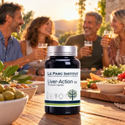La comida termina y tu quieres seguir disfrutando del día. El suplemento fisiológico Liver-Action acompaña tu cuerpo para que las comidas copiosas y la pesadez no le robe protagonismo a tus planes.