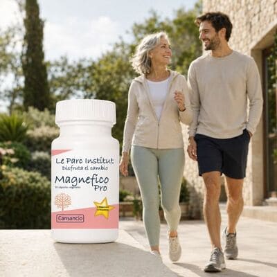Recupera las ganas de salir y hacer planes. El suplemento fisiológico Magnefico Pro combina tres tipos de magnesio y seis vitaminas del grupo B para ayudarte a reducir el cansancio y relajar tu sistema nervioso.